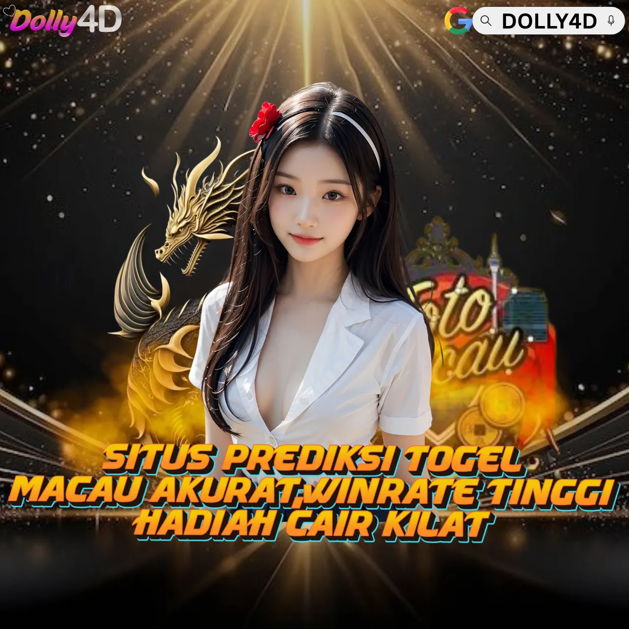 DOLLY4D 🏎 Situs Prediksi Togel Macau Akurat, Winrate Tinggi, Hadiah Cair Kilat